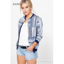 Drucken Bomber Frauen Jacke